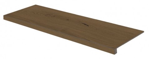 Schodová tvarovka Bricola barrique DCFVF852 120x30 tmavě hnědá matná