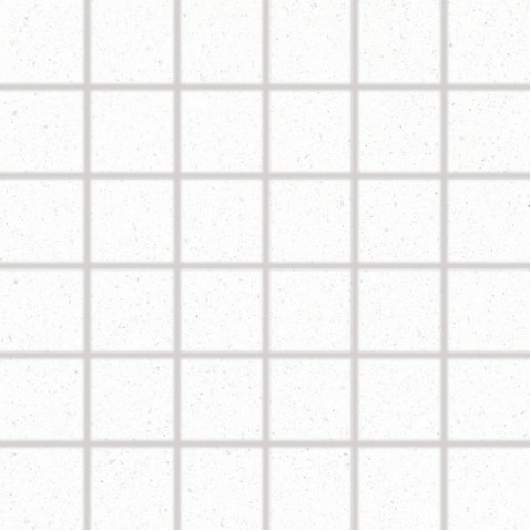 RAKO COMPILA mozaika DDM05864 Paper 5x5 bílošedá v designu granitu