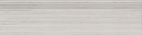 RAKO PLYWOOD schodovka DCPVF841 Latte 120x30 bílá v designu dřevěných lamel