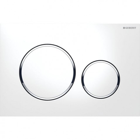 Geberit tlačítko Sigma 20 bílé/chrom 115.882.KJ.1