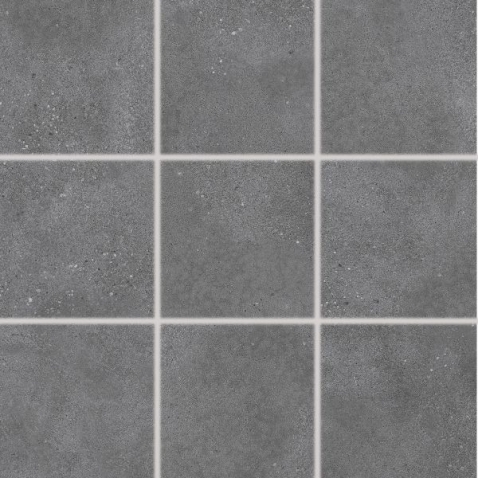 BETONICO dlaždice DAK11792 10x10/30x30 rektifikovaná černá